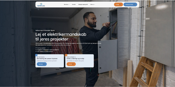 Komplet Teknik ApSs website